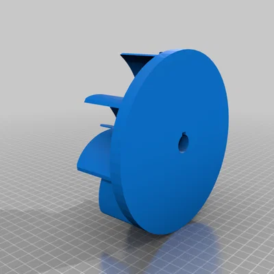 Cánh quạt Impeller 150mm hỗ trợ rãnh then cho dự án DIY