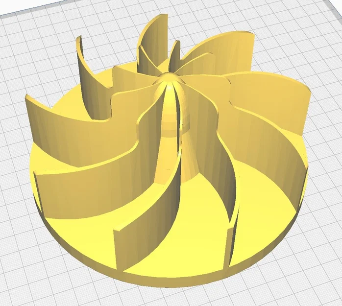 Cánh quạt Impeller 150mm hỗ trợ rãnh then cho dự án DIY - Image 2