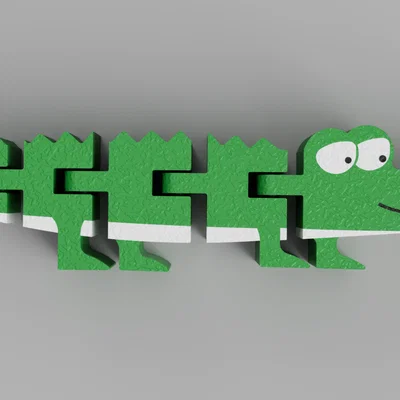 FlexiGator - Cá sấu Flexi khớp nối (Flexi Articulated Alligator)
