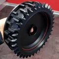 Gai bánh xe in 3D cho robot cắt cỏ Parkside - Tăng cường độ bám - Thumbnail 1