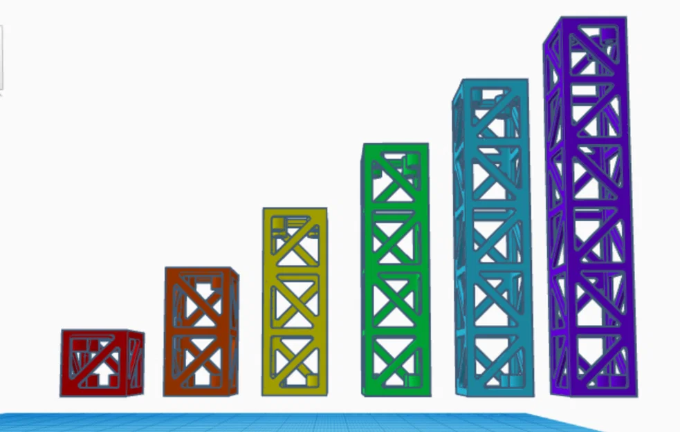 Bộ mô hình khung giàn Truss 6 chi tiết in 3D - Image 1