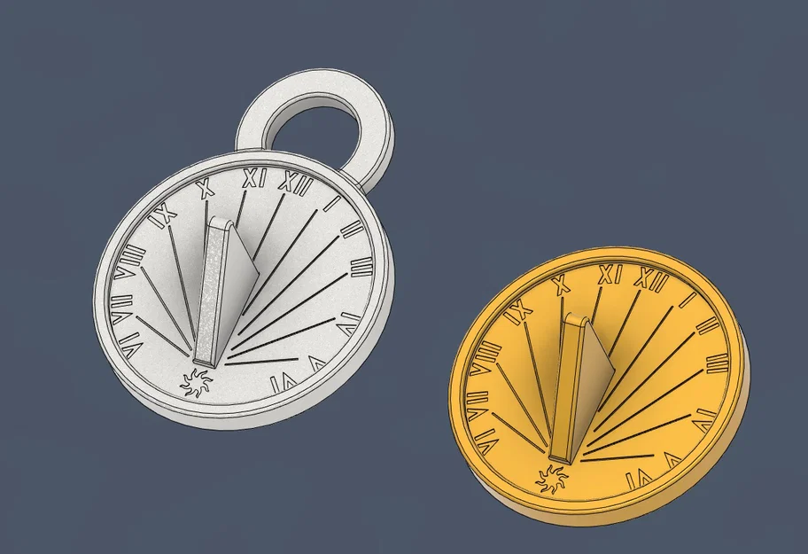 Mô hình Đồng hồ mặt trời bỏ túi siêu dễ thương - Image 6