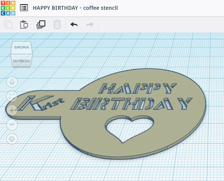 Khuôn in 3D tạo hình bọt cà phê Happy Birthday cực xinh xắn - Image 2