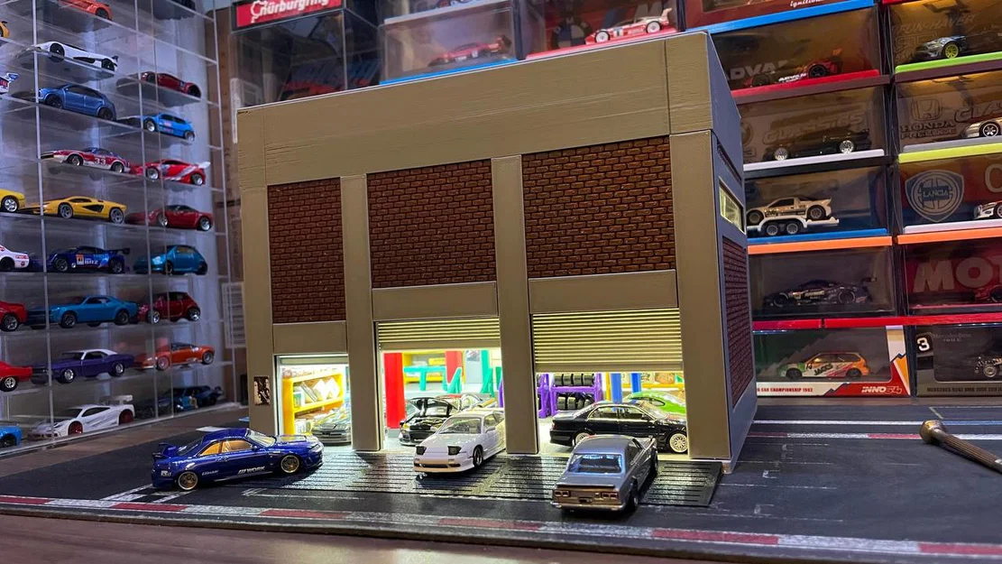 Gara Han – Fast & Furious Tokyo Drift (Cho xe Hot Wheels & tỉ lệ 1/64) - Image 4