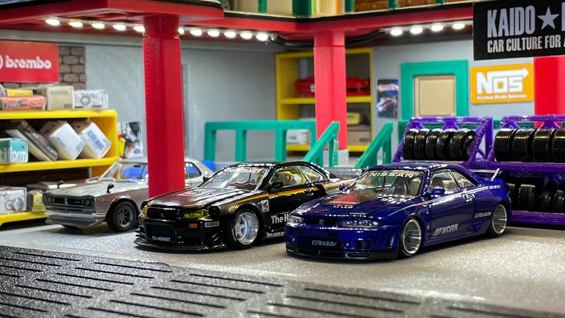 Gara Han – Fast & Furious Tokyo Drift (Cho xe Hot Wheels & tỉ lệ 1/64) - Image 8