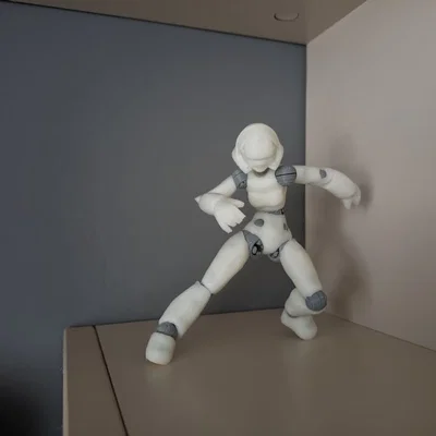 Substratum Protobody Girl Posable Action Figure SUBSTR 001