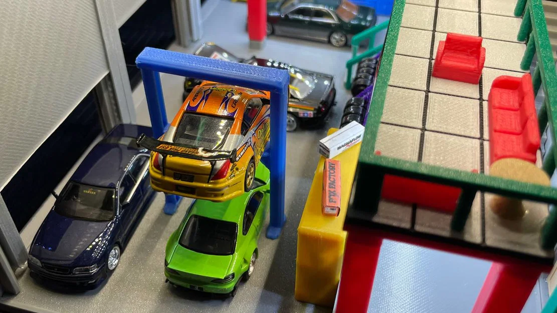 Gara Han – Fast & Furious Tokyo Drift (Cho xe Hot Wheels & tỉ lệ 1/64) - Image 14