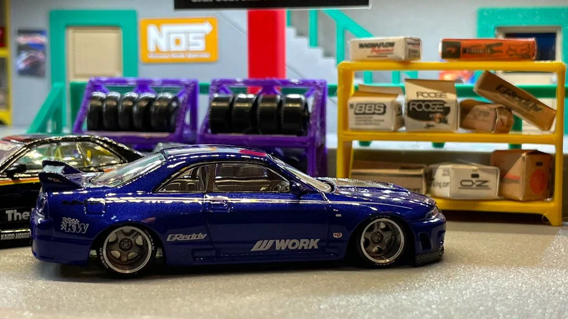 Gara Han – Fast & Furious Tokyo Drift (Cho xe Hot Wheels & tỉ lệ 1/64) - Image 15
