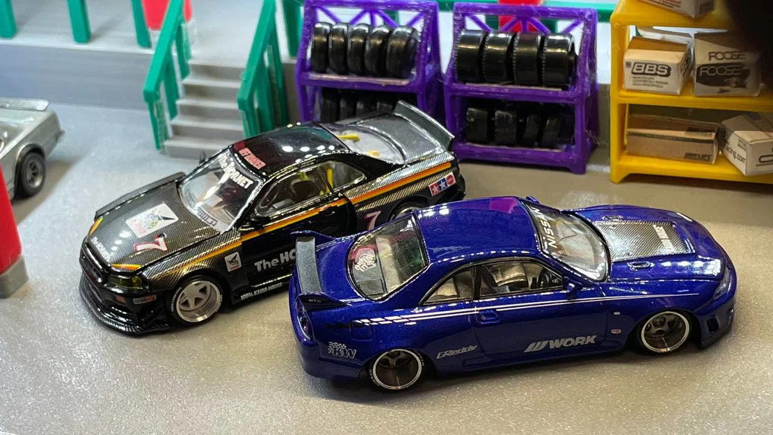 Gara Han – Fast & Furious Tokyo Drift (Cho xe Hot Wheels & tỉ lệ 1/64) - Image 17