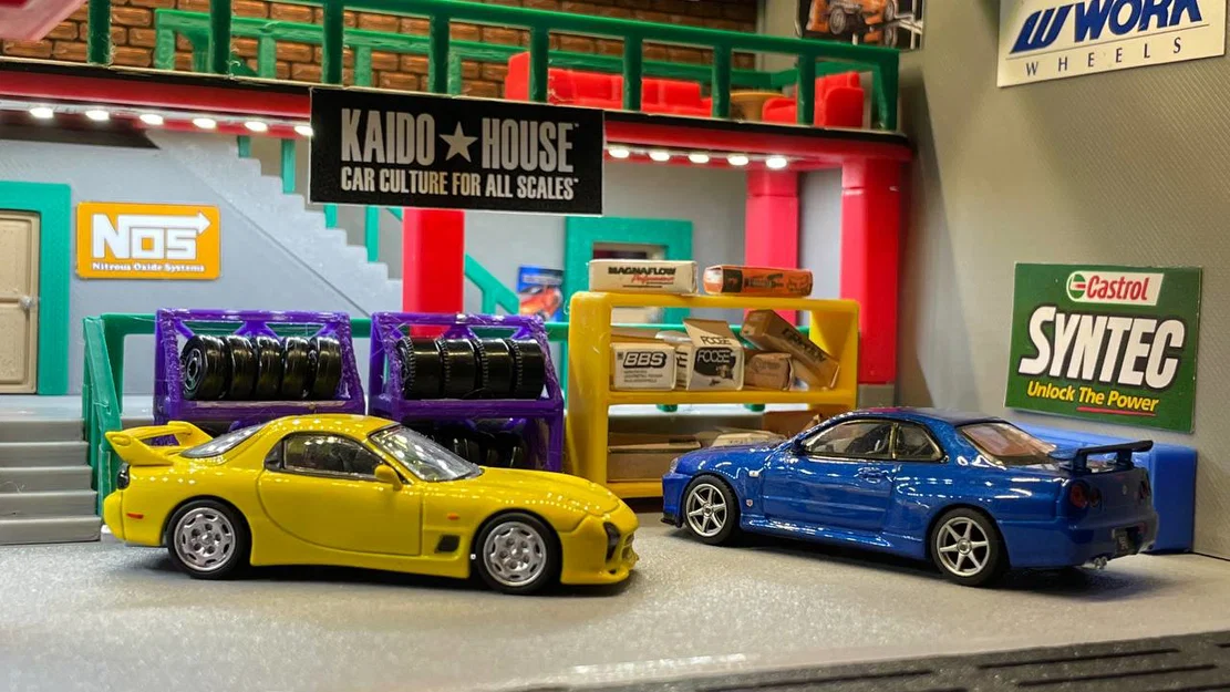 Gara Han – Fast & Furious Tokyo Drift (Cho xe Hot Wheels & tỉ lệ 1/64) - Image 19