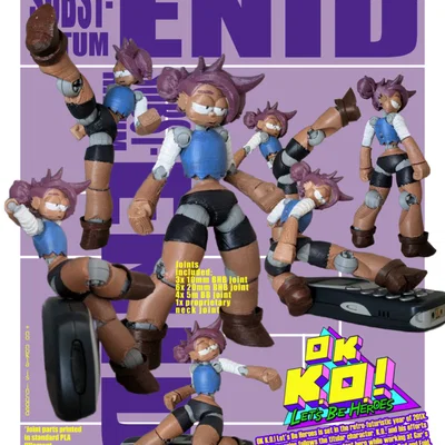 Substratum OK K.O.! Enid Posable Action Figure SUBSTR 002