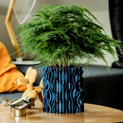 Chậu cây trang trí Pot 13 kèm khay hứng nước - Thiết kế hiện đại