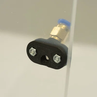 Đầu dẫn nhựa 3D Angled Dry Box Feeder góc 40 độ cho hộp chống ẩm