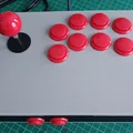 Arcade joystick (không lộ ốc, layout arcade Nhật) - Thumbnail 1
