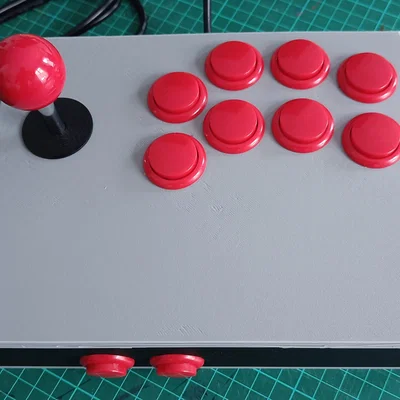 Arcade joystick (không lộ ốc, layout arcade Nhật)