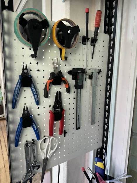 Bộ phụ kiện treo đồ Pegboard 20mm đa năng cho thợ DIY - Image 1