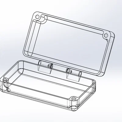 Hộp Print-in-Place Khóa Nam Châm (Print In Place Box With Magnetic Closure)
