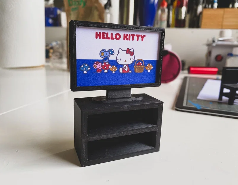 TV Nhà Búp Bê (màn hình thay đổi được kèm template) - Image 2