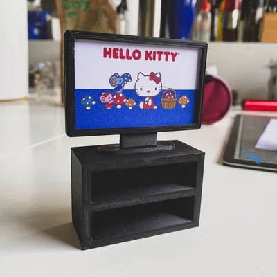 TV Nhà Búp Bê (màn hình thay đổi được kèm template)