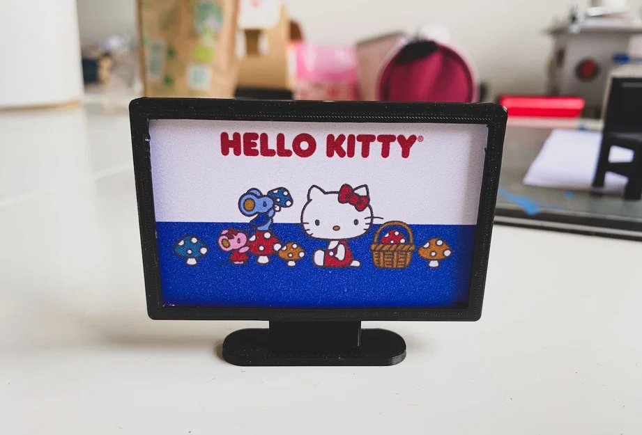 TV Nhà Búp Bê (màn hình thay đổi được kèm template) - Image 5