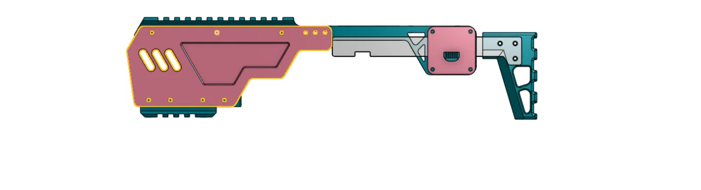 AIRSOFT - HICAPA 5.1 - carbine kit (kit chuyển đổi carbine in 3D) - Image 2