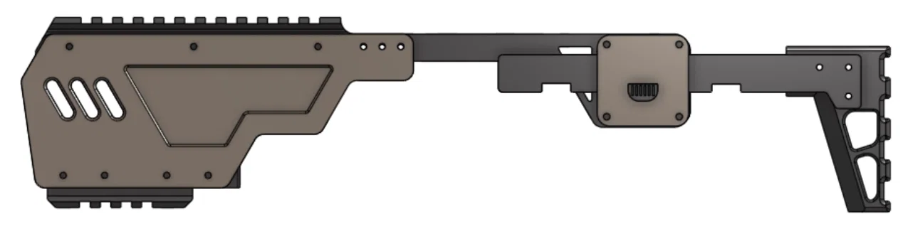 AIRSOFT - HICAPA 5.1 - carbine kit (kit chuyển đổi carbine in 3D) - Image 5