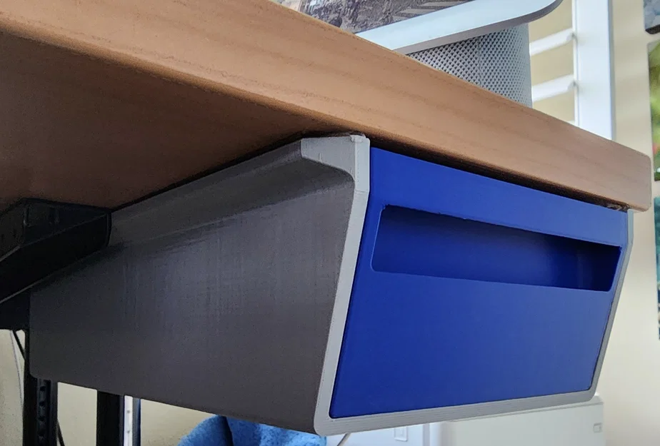 Ngăn kéo gắn dưới bàn rộng & dài hơn (15x29.5x7.3cm) - Image 1