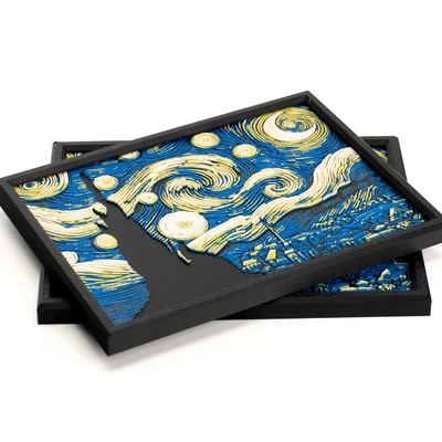 Tranh Treo Tường Đêm Đầy Sao (Starry Night Wall Art)
