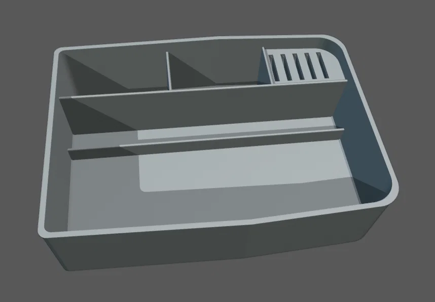 Khay chia ngăn centre console cho Kia Soul - Image 1