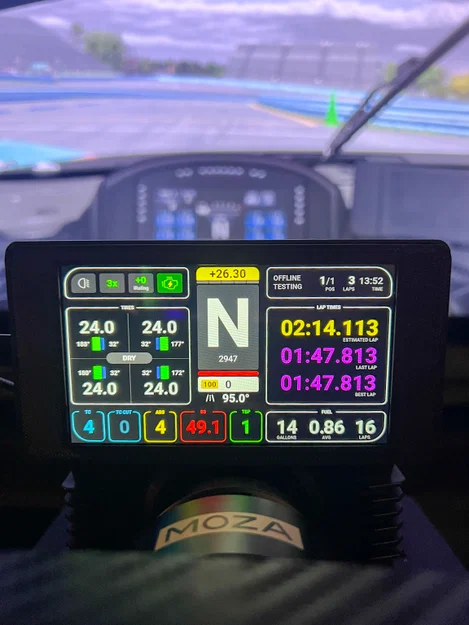 DDU Sim Racing cho SimHub với màn hình Vocore 5" - Image 1