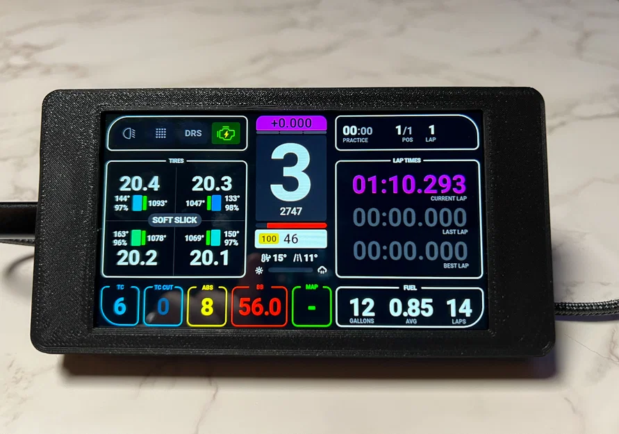 DDU Sim Racing cho SimHub với màn hình Vocore 5" - Image 2