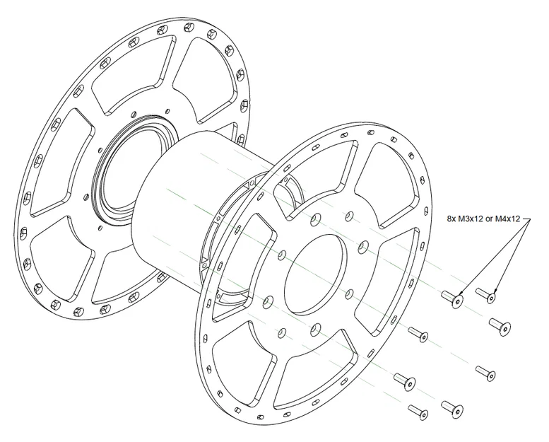 Lõi cuộn nhựa in 3D (Spool) cho Filament Refill tiện lợi - Image 2