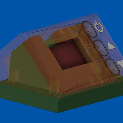 Bản Reworked Display Dọc cho Prusa Drybox (Un)Original