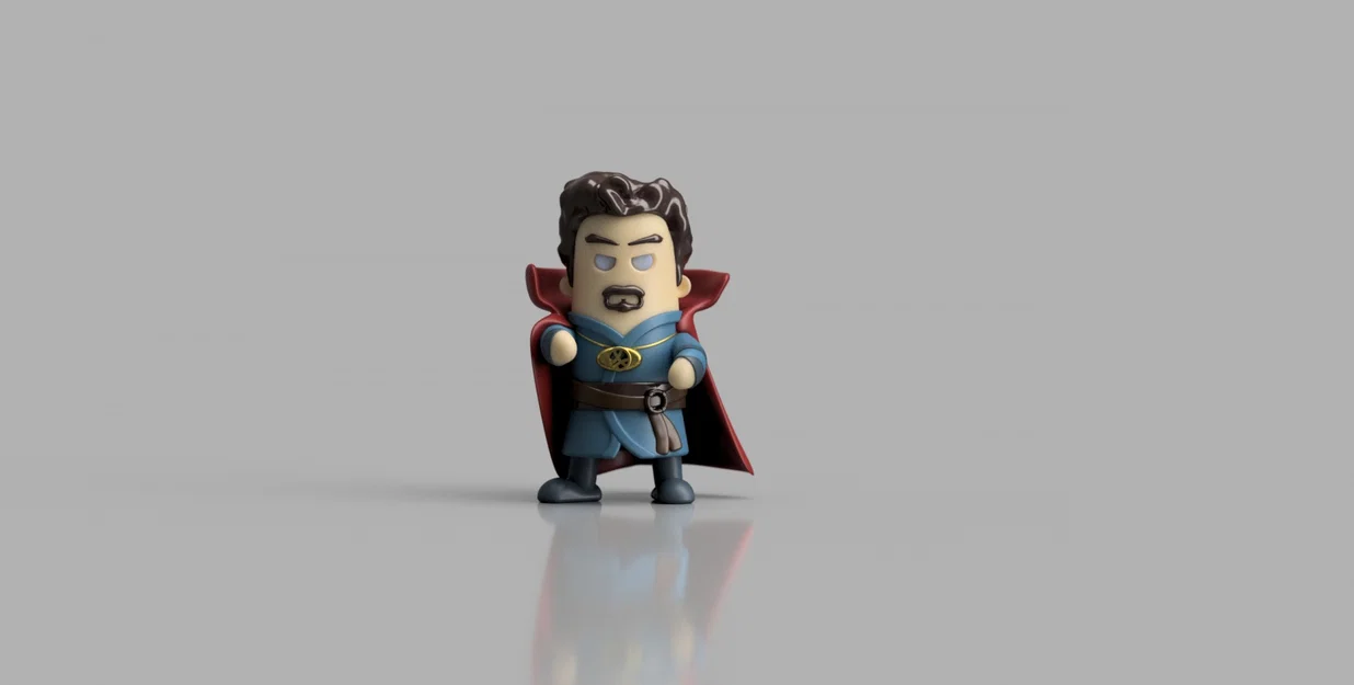 Mô hình 3D mini Doctor Strange phong cách Chibi cực chất - Image 1