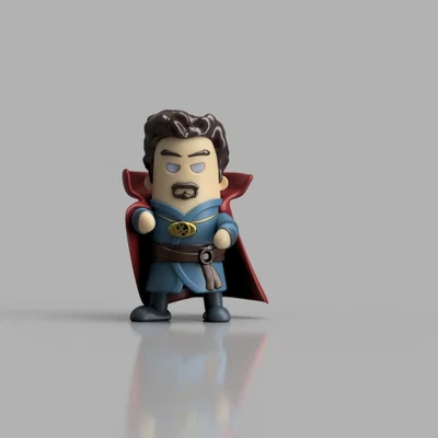 Mô hình 3D mini Doctor Strange phong cách Chibi cực chất