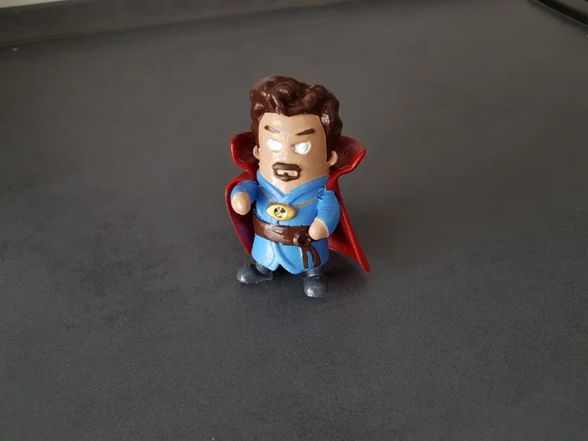 Mô hình 3D mini Doctor Strange phong cách Chibi cực chất - Image 3