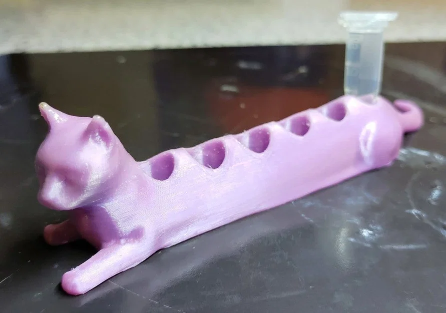 Giá đỡ ống Eppendorf hình mèo (Cat eppendorf tube holder) - Image 1