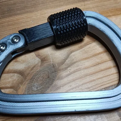Carabiner có khóa an toàn lò xo (spring loaded secured lock)