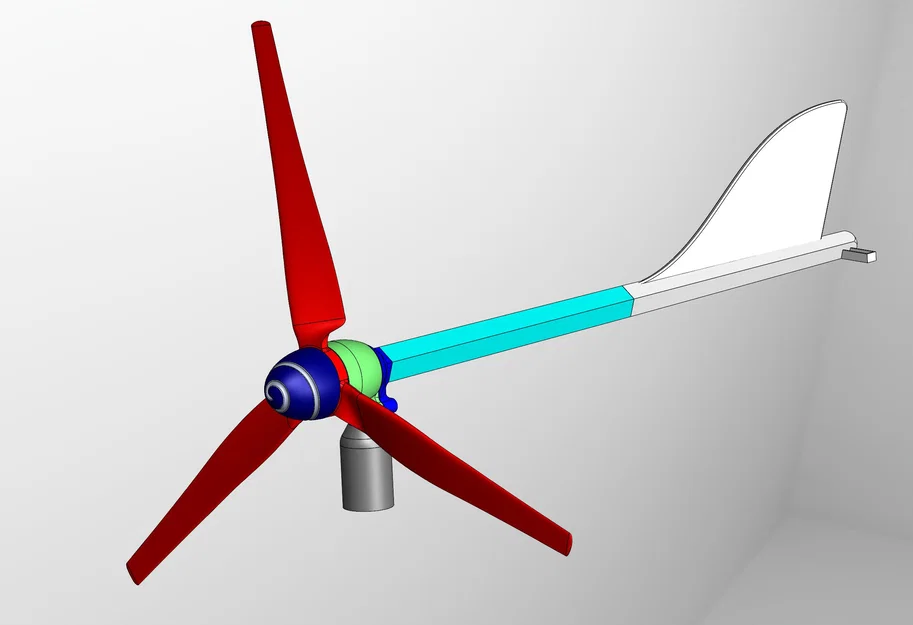 Tuabin gió nhỏ mk4 (Small wind turbine mk4) - Image 1