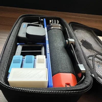 Khay sắp xếp phụ kiện GoPro 10 trong hộp đựng chuyên dụng