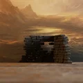 Góc tường đổ nát #2 – địa hình wargaming (Ruined corner wall #2) - Thumbnail 3