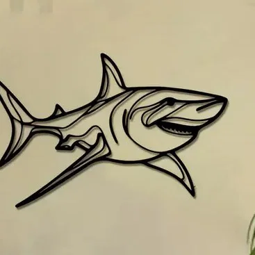 Mô hình cá mập treo tường Shark Wall Art - Tự tay in 3D trang trí nhà