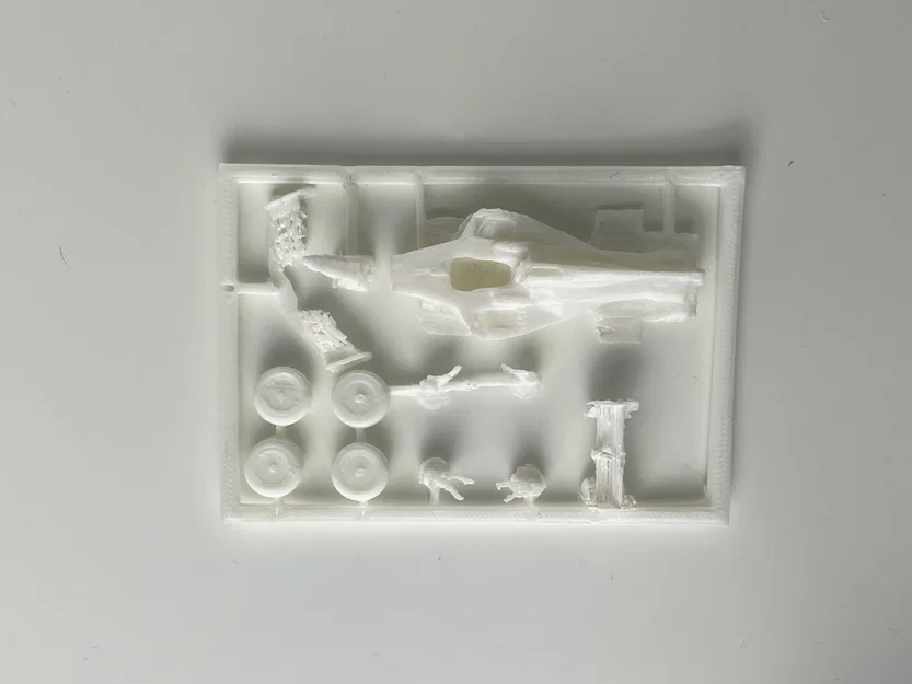 Mô hình xe đua công thức 1 (Formula One Car v3) dạng Kit Card ấn tượng - Image 4