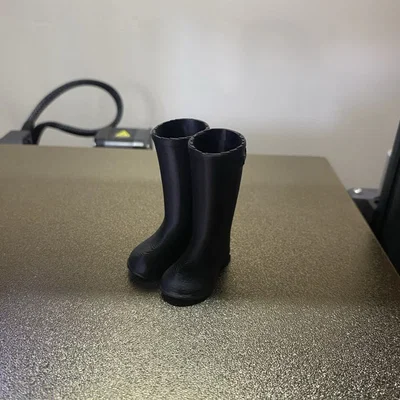 Mô hình ủng cao su Welly Boots trang trí in 3D cực xinh