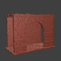 Phân đoạn tường đá #1 (Stone wall section #1) - Thumbnail 2