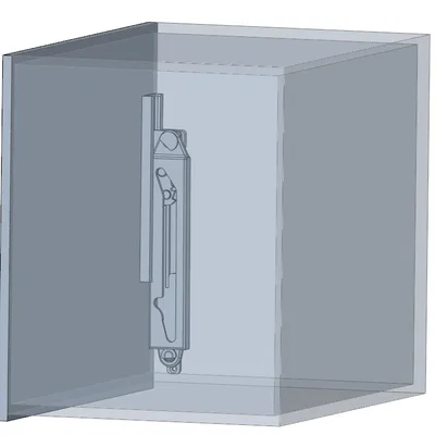 Cơ cấu chốt tự động mở nắp (heavy duty) - in 3D