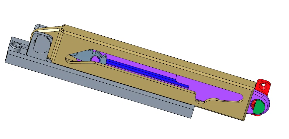 Cơ cấu chốt tự động mở nắp (heavy duty) - in 3D - Image 5