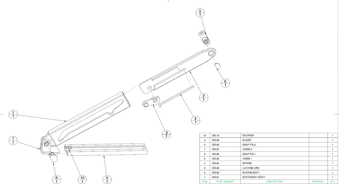 Cơ cấu chốt tự động mở nắp (heavy duty) - in 3D - Image 9