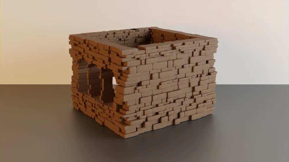 Nhà đổ nát #1 - địa hình wargaming - Image 3