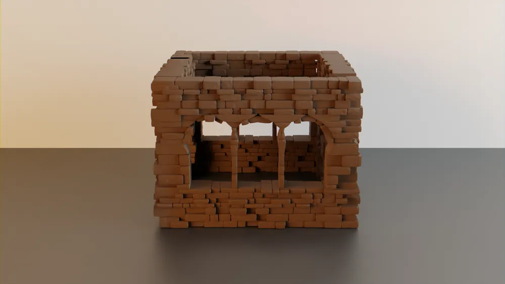 Nhà đổ nát #1 - địa hình wargaming - Image 4